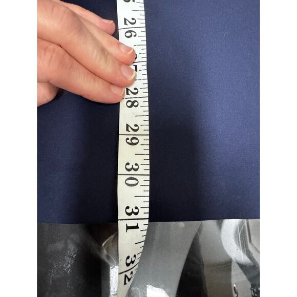 Alice + Olivia Sleeveless Sheath Dress in Navy Blue Size 0 Polyester - Picture 10 of 10